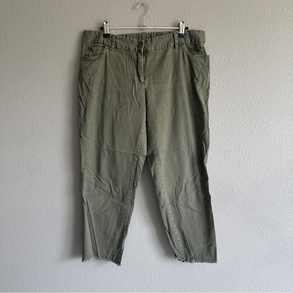 Hatch Olive Cropped Ankle Pants